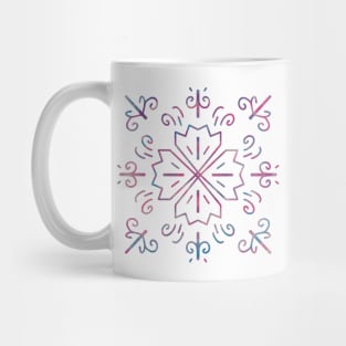 Four Leaves Clover Mandala for Luck Mug